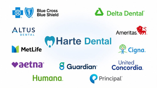 Harte Dental Accepts dental insurance