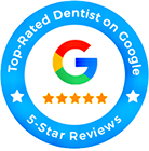 Google Top Rated Dentist 5 Star Reviews